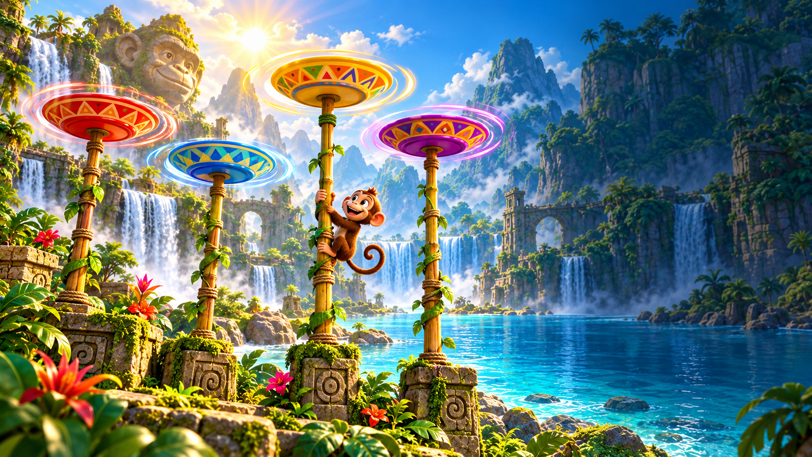Plate Spinners – Jungle Jam game artwork